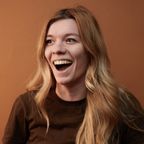 Annie Rauwerda laughing 